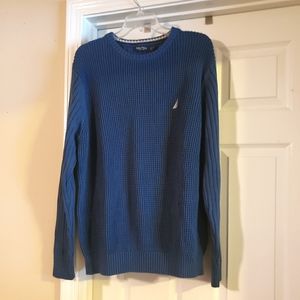 Nautica Crewneck Pullover Sweater Sz-XL Blue